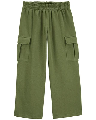 Kid Pull-On French Terry Cargo Pants