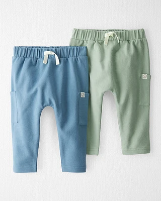 Baby 2-Pack Organic Cotton French Terry Joggers