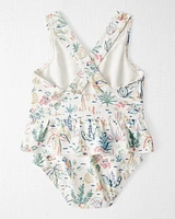 Baby Recycled Tropical-Print Swimsuit