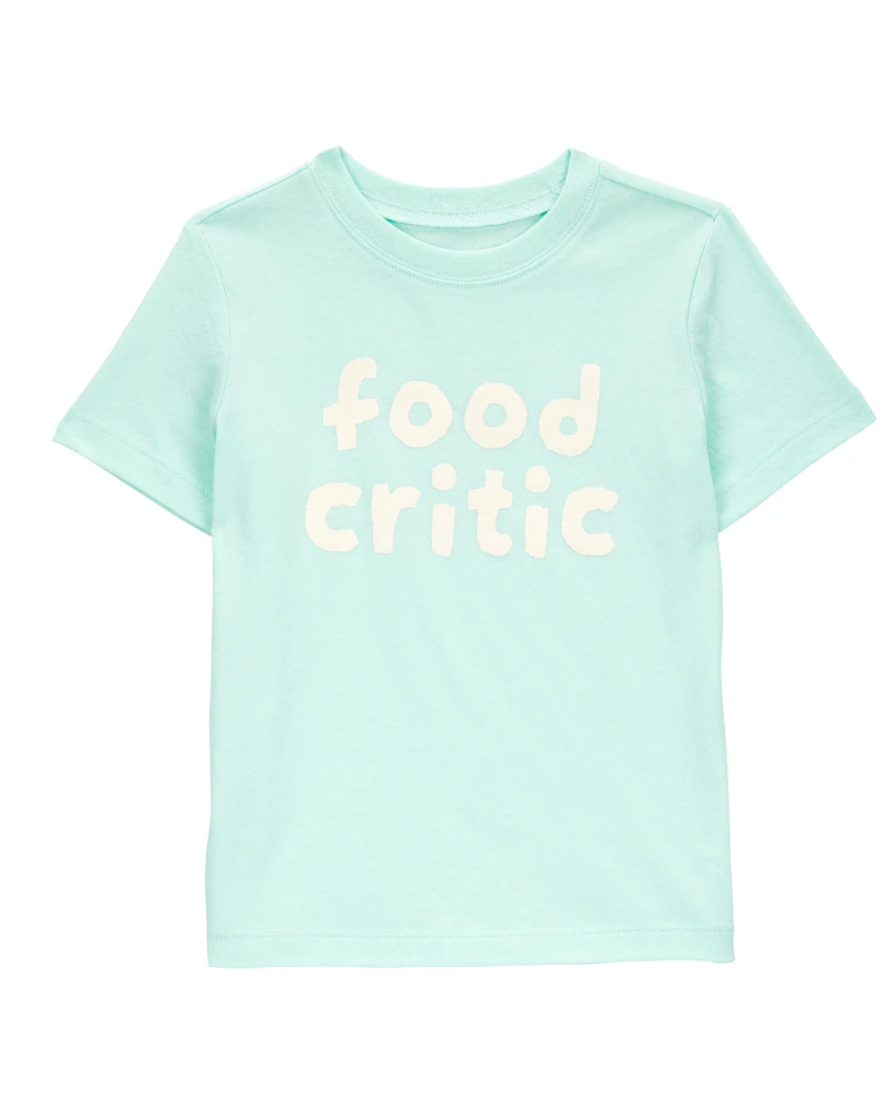 Toddler Food Critic Graphic Tee