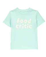 Toddler Food Critic Graphic Tee