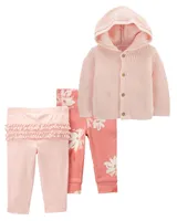 Baby 3-Piece Cardigan Set