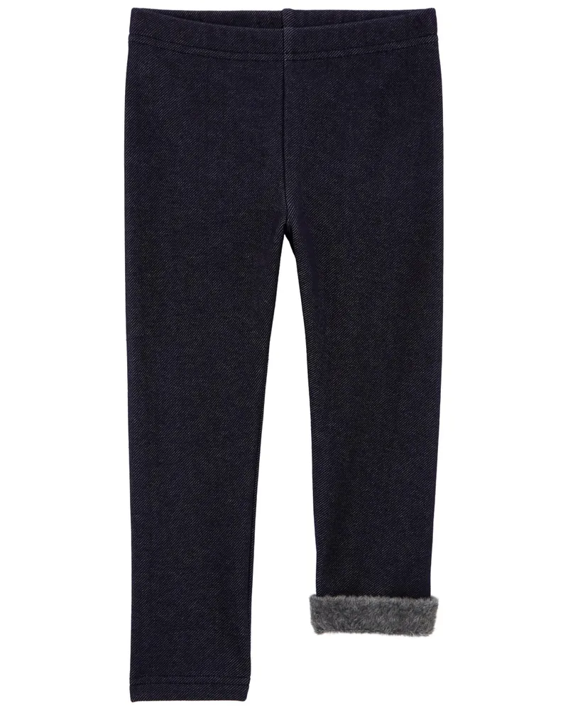 Kids Cozy Fleece-Lined Leggings