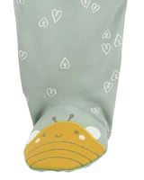 Baby Bee Zip 2-Way Cotton Sleeper