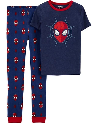 2-Piece Spider-Man 100% Snug Fit Cotton Pyjamas
