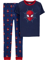 2-Piece Spider-Man 100% Snug Fit Cotton Pyjamas
