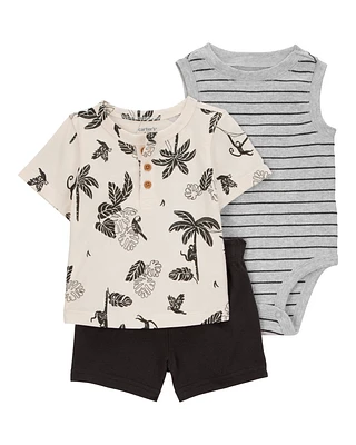 Baby Palm Tree 3-Piece Outfit Set