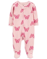 Baby Butterfly 2-Way Zip Thermal Sleep & Play