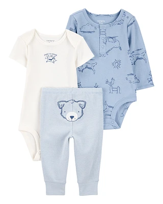 Baby 3-Piece Bear Little Character Set