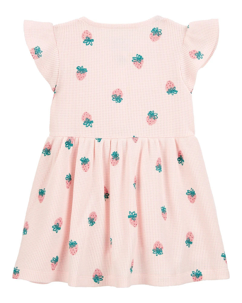 Toddler Strawberry Thermal Dress