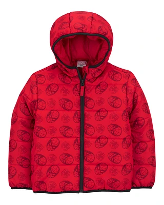 Kid Spider-Man Puffer Jacket