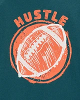 Kid Hustle Football Graphic Tee