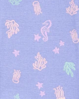 Toddler 1-Piece Jellyfish 100% Snug Fit Cotton Footless Pyjamas