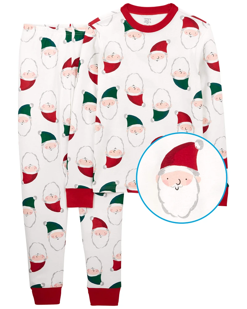 Adult 2-Piece Santa 100% Snug Fit Cotton Pyjamas