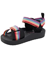 Rainbow Hook & Loop Sandals