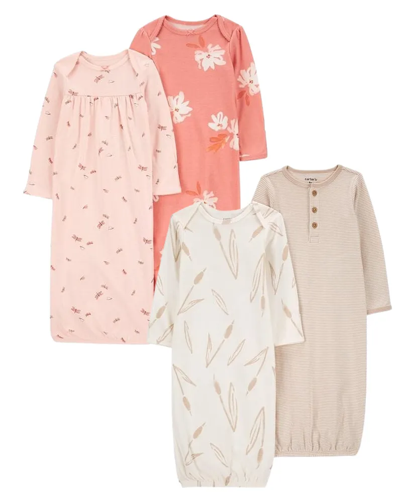 Baby 4-Pack Sleeper Gowns