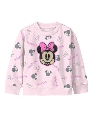 Toddler Minnie Mouse Pullover - Pink