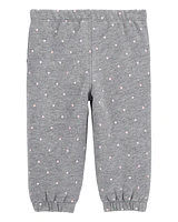 Baby Polka Dot Pull-On Fleece Joggers