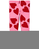 Toddler Valentine's Day Heart Leggings