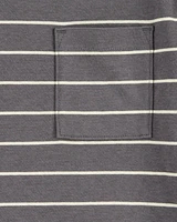 Kid Striped Cotton Blend Short-Sleeve Tee