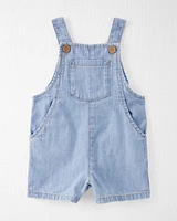 Baby Organic Cotton Chambray Shortalls