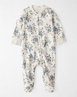 Baby Organic Cotton Floral-Print Sleeper