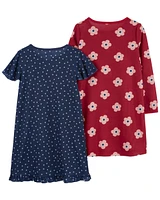 Girls 2-Pack Nightgowns