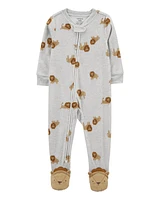 Baby 1-Piece Lion Fleece Footie Pyjamas