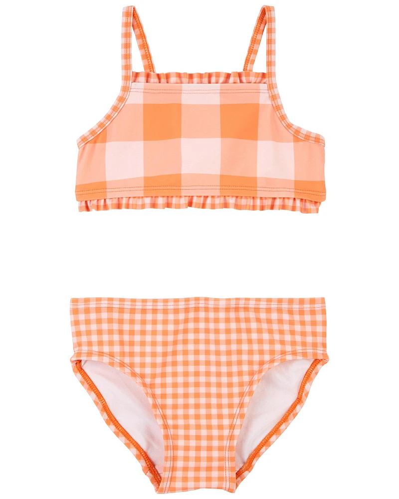 Toddler Gingham Ruffle 2-Piece Bikini