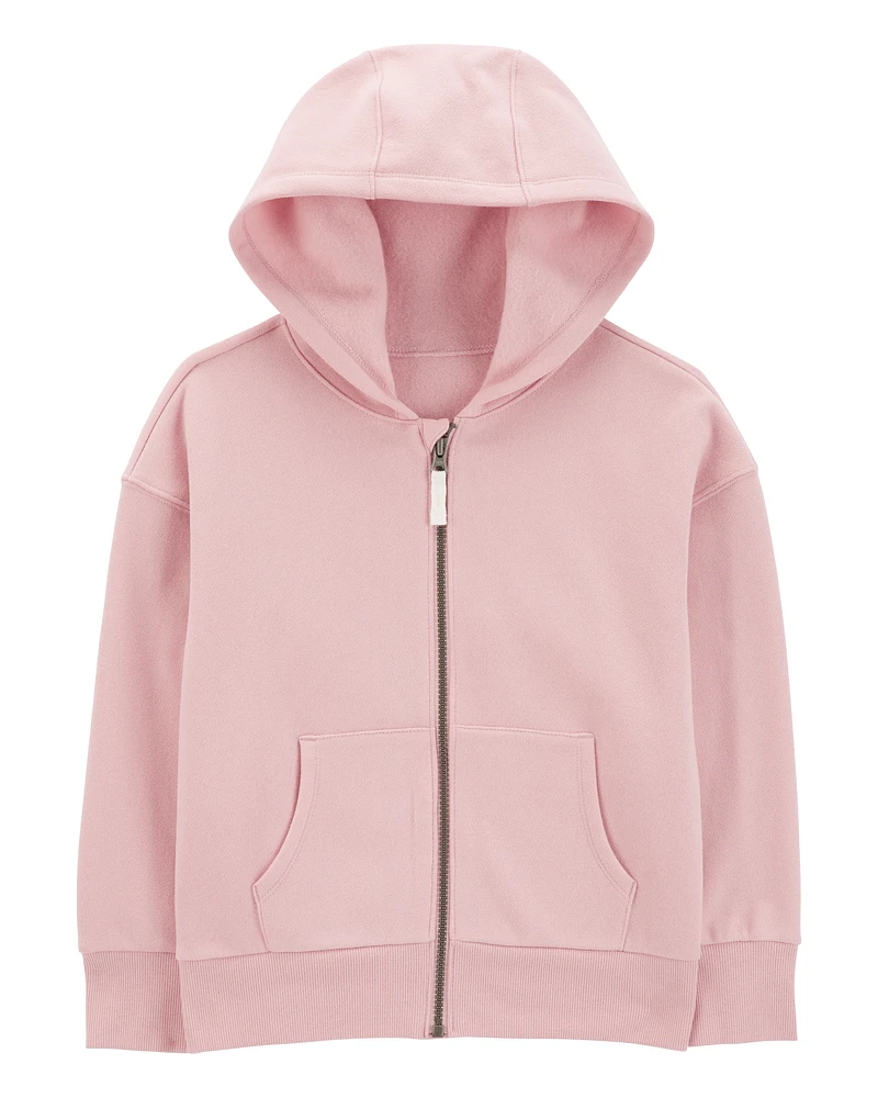 Kid Zip-Up Fleece Hoodie