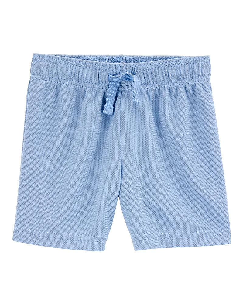 Toddler Solid Cotton Blend Shorts