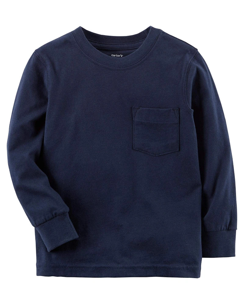 Kid Long-Sleeve Pocket Tee