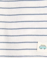Baby 2-Piece Striped Pant Set - Blue/Ivory