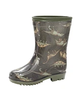 Toddler Dino Print Rain Boots