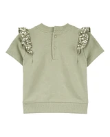 Baby 3-Piece Floral Outfit Set - Green