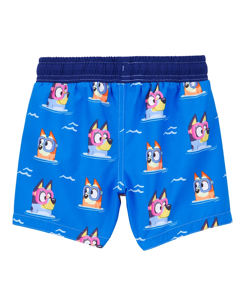 Toddler Bluey Swim Trunks