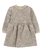 Baby Cheetah Print Fleece Dress