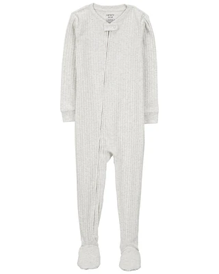 Toddler 1-Piece Cotton Blend Footie Pyjamas