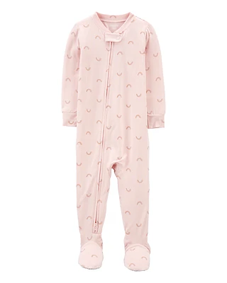 Toddler Girl 1-Piece PurelySoft Footie Pyjamas