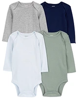 Baby 4-Pack Long-Sleeve Original Bodysuits