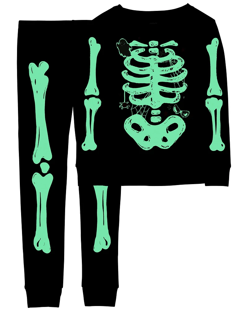 Kid 2-Piece Skeleton 100% Snug Fit Cotton Pyjamas