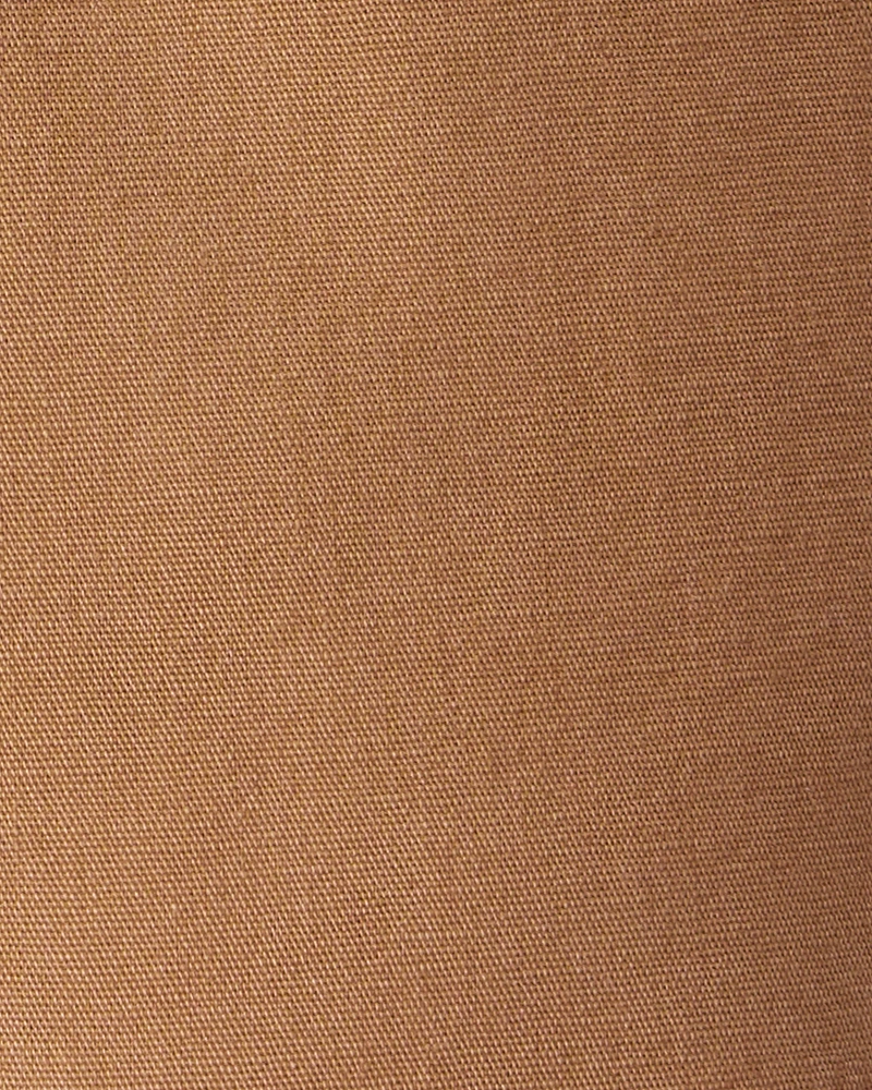 Baby Boy Cotton Pull-On Fashion Pants - Brown