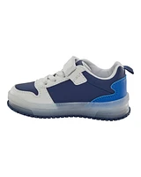 Toddler Light-Up Casual Sneakers - White/Navy