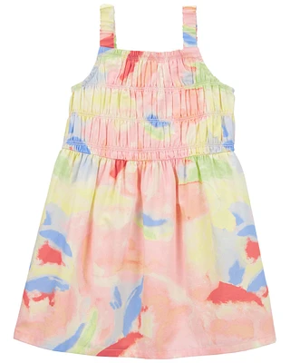 Toddler Watercolor Sleeveless Dress