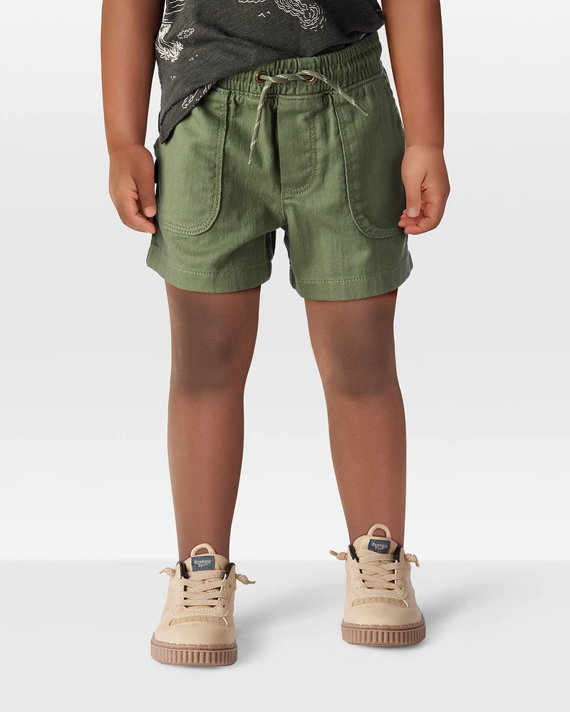 Toddler Pull-On Cotton Shorts