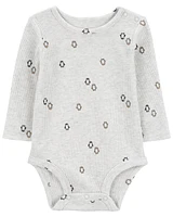 Baby Penguin Thermal Long-Sleeve Bodysuit