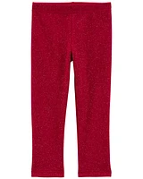 Glitter Cozy Fleece Leggings