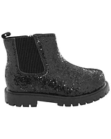 Kid Glitter Chelsea Boots