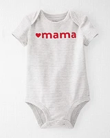 Baby Organic Cotton Love Mama Bodysuit