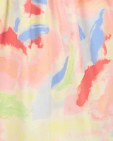 Kid Watercolor Sleeveless Dress